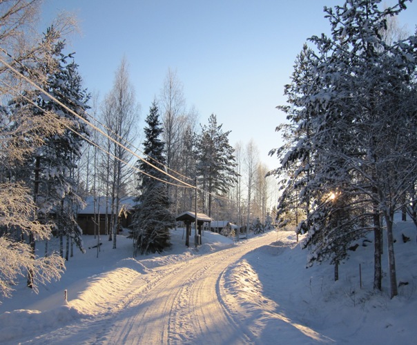 Jönsbergsvägen vinter